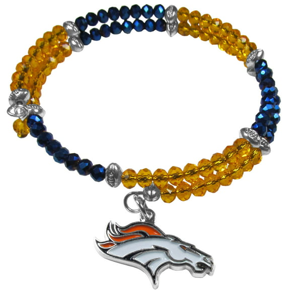 New Women's Denver Broncos Custom Designed Charm Bracelet.